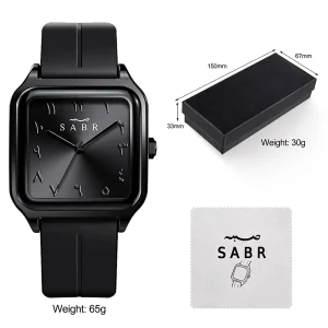 SABR সিলিকন স্ট্র্যাপ ম্যাগনেটিক ঘড়ি Black